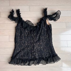 Tadashi lace top